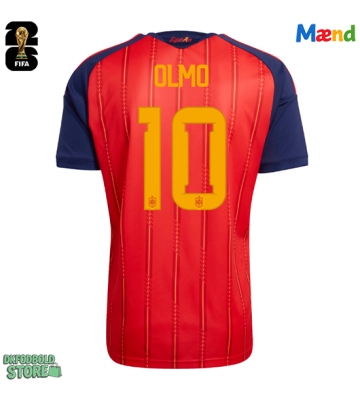 Spanien Dani Olmo #10 Replika Hjemmebanetrøje VM 2026 Kortærmet